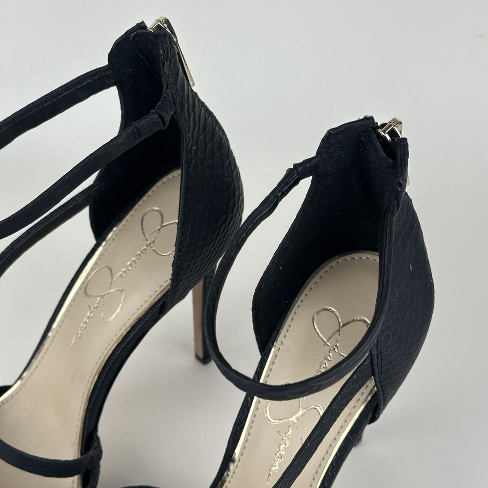 Jessica Simpson Piepper Women's Shoes Black Animal Print‎ D'Orsay Size 9 - Picture 4 of 9